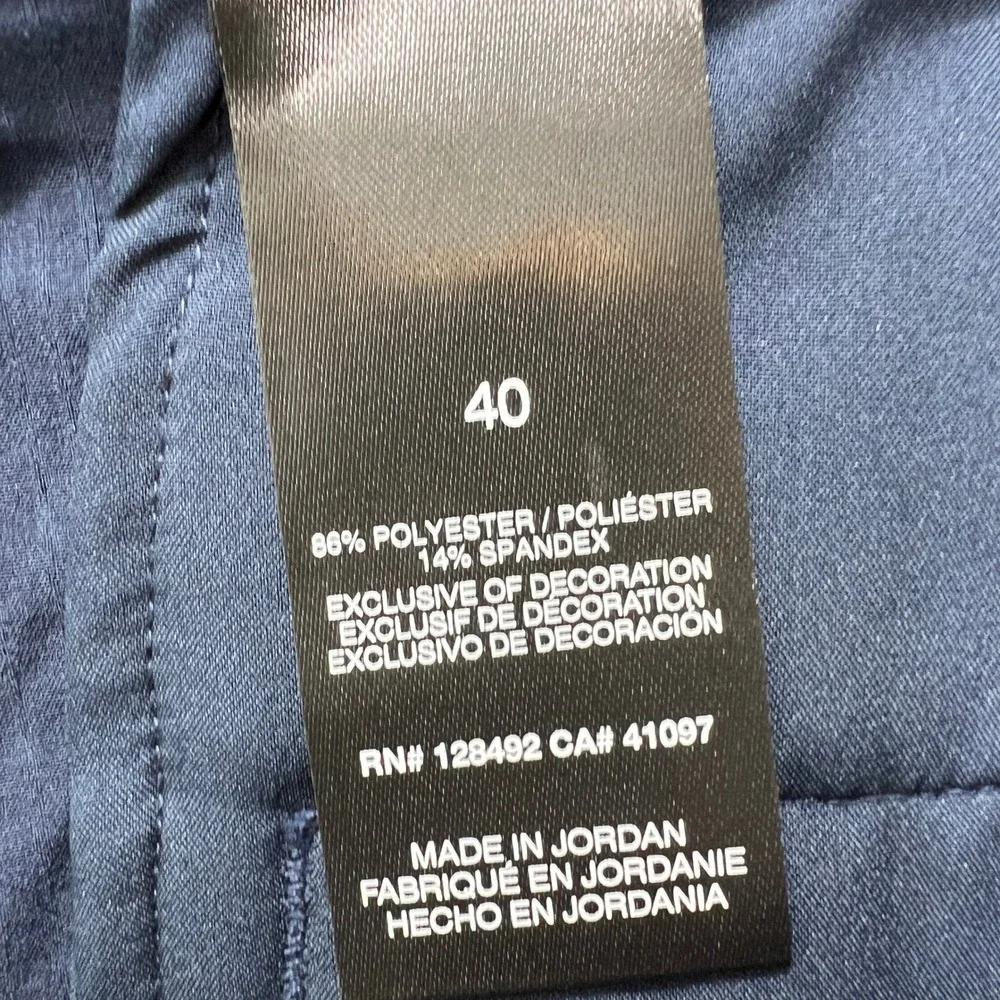 Greg Norman Golf‎ Shorts Size 40 Blue Stretch Performance Flat Front Lightweight